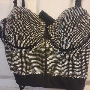 Windsor rhinestone corset
